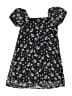 Art Class 100% Recycled Polyester Floral Black Dress Size 6 - 7 - photo 2