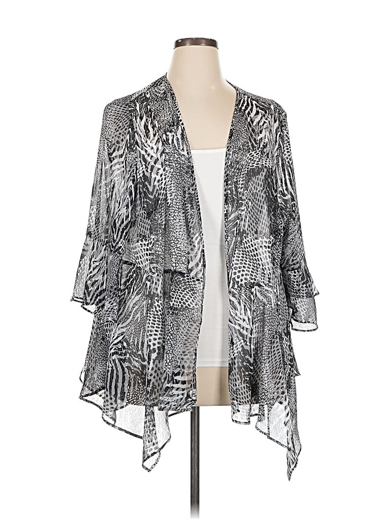 Pre-owned Catherines Kimono In Gray