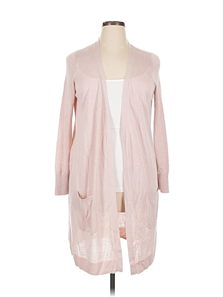 Pre-owned Halogen Cardigan Sweater In Pink