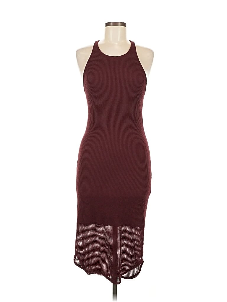 Pre-owned Sparkle & Fade Cocktail Dress In Burgundy
