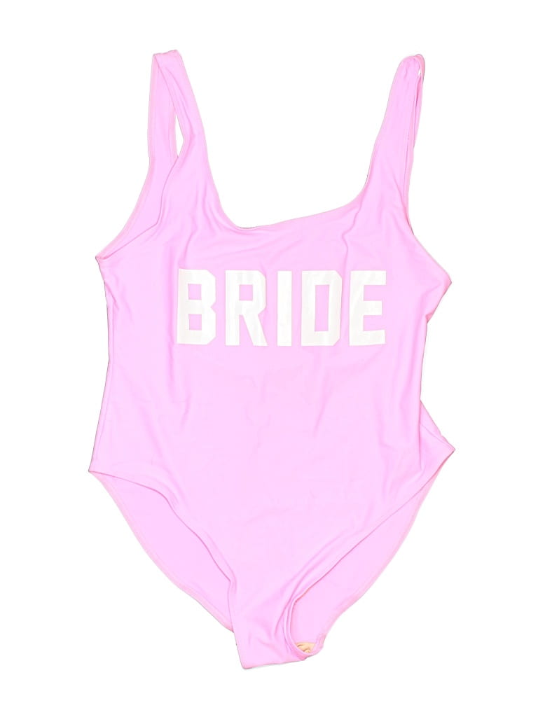 UNBRANDED Pre-owned One Piece Swimsuit In Pink