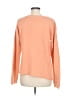 Sundance 100% Cotton Floral Orange Pullover Sweater Size M - photo 2