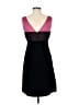 Donna Ricco 100% Polyester Color Block Black Cocktail Dress Size 6 (petite) - photo 2