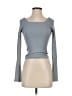 Madewell Gray Long Sleeve Top Size XXS - photo 1