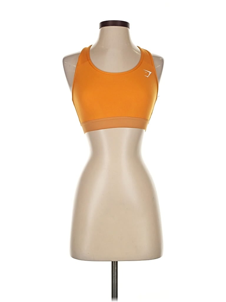 Pre-owned Gymshark Sports Bra In Orange