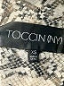 Toccin 100% Polyester Animal Print Silver Long Sleeve Blouse Size XS - photo 7