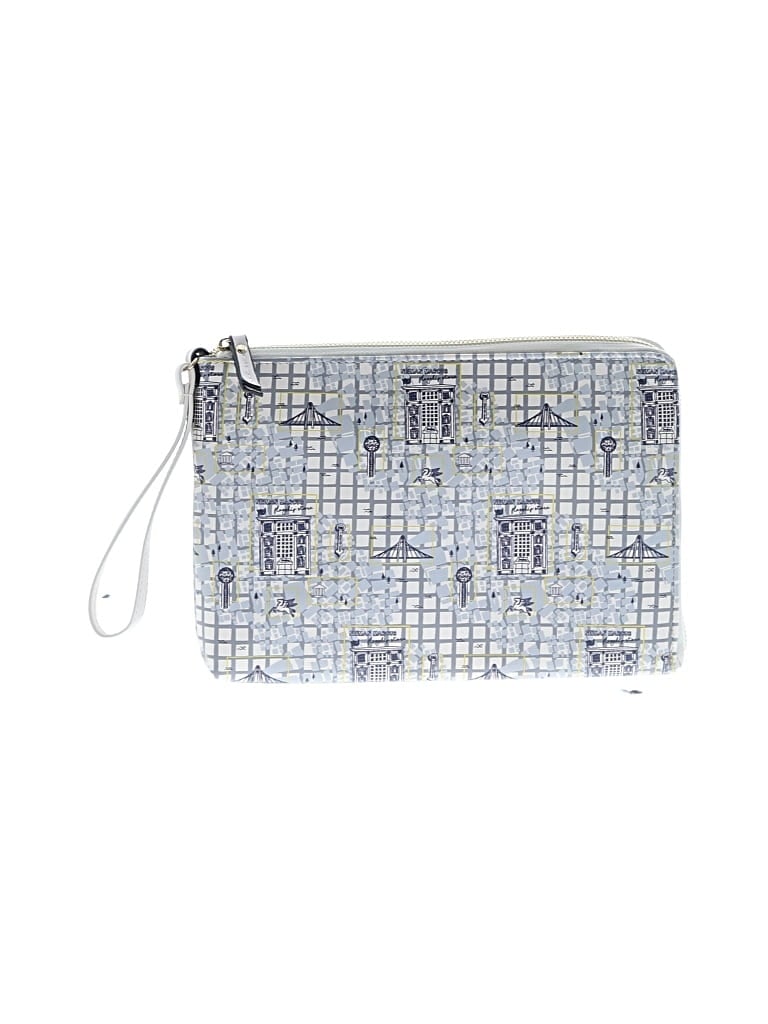 Pre-owned Unbranded Wristlet In White