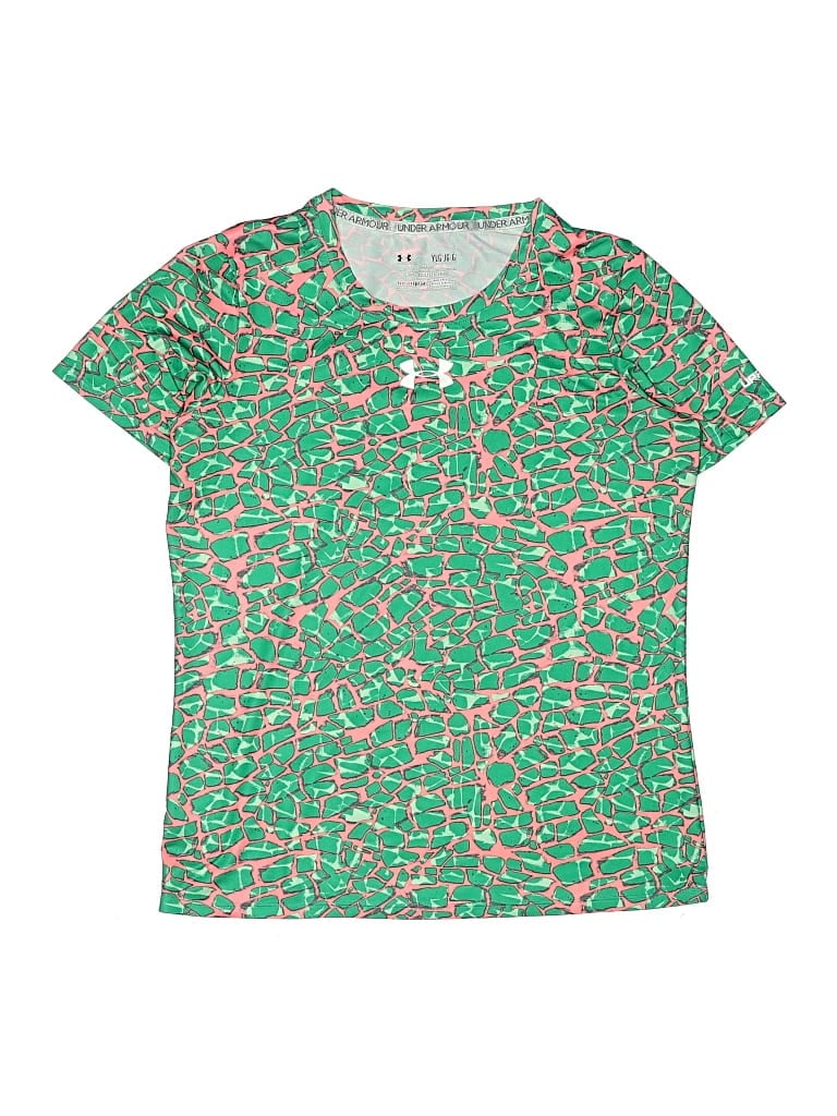 Pre-owned Under Armour Kids' Active T-shirt In Green