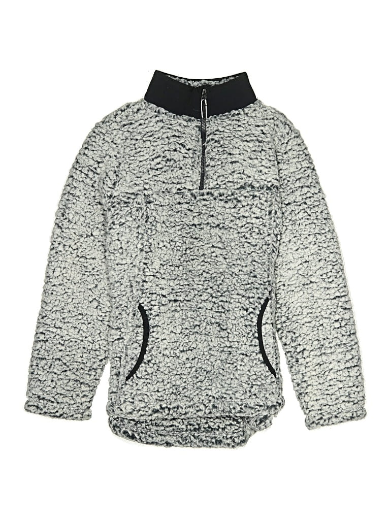 Pre-owned Wonder Nation Kids' Pullover Sweater In Silver