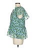 Cinq à Sept Green Short Sleeve Blouse Size M - photo 5