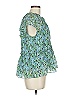 Cinq à Sept Green Short Sleeve Blouse Size M - photo 4
