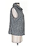 Coldwater Creek Houndstooth Gray Vest Size XS - photo 4