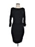 Jennifer Lopez Solid Black Cocktail Dress Size S - photo 1