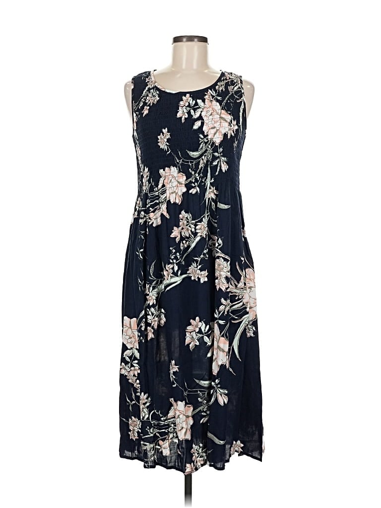 Pre-owned Croft & Barrow Casual Dress In Blue