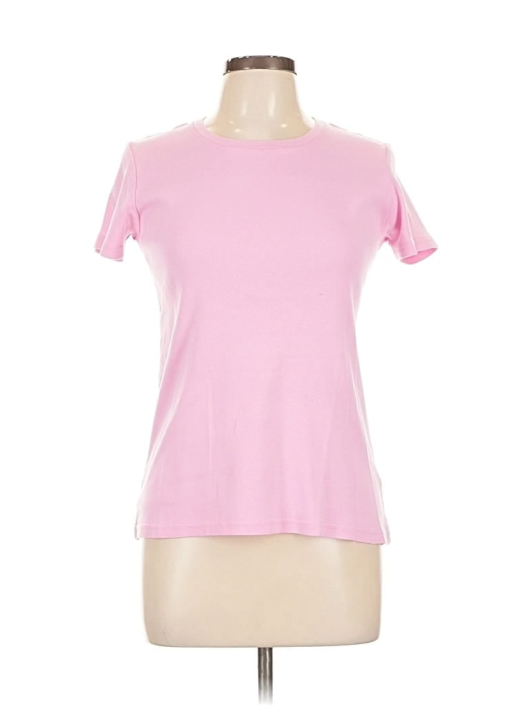 Pre-owned Laura Ashley Short Sleeve T-shirt In Pink