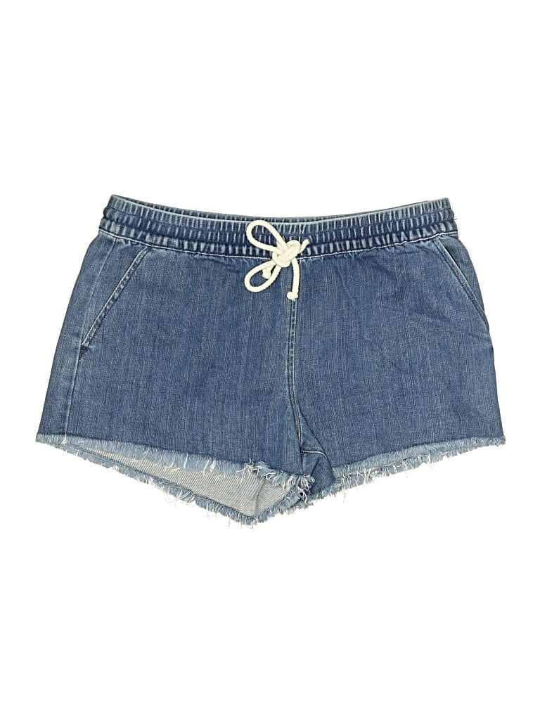 Pre-owned Aerie Denim Shorts In Blue