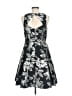 Eliza J 100% Polyester Gray Black Cocktail Dress Size 6 - photo 2