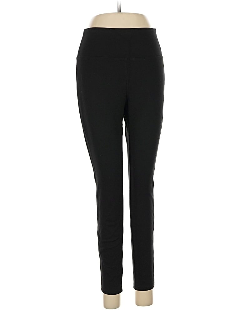 Pre-owned Three Dots Active Pants In Black