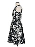 Eliza J 100% Polyester Gray Black Cocktail Dress Size 6 - photo 5