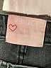 REVICE Stripes Black Gray Jeans Size 23 waist - photo 6