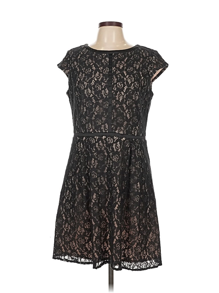 Pre-owned R&k Cocktail Dress In Black