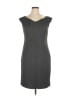 Mossimo Chevron-herringbone Gray Casual Dress Size 14 - photo 1
