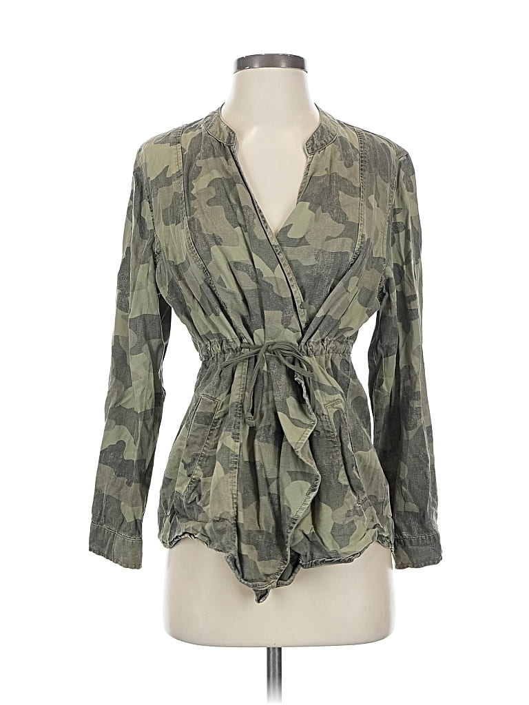 Pre-owned Knox Rose Blazer Jacket In Green