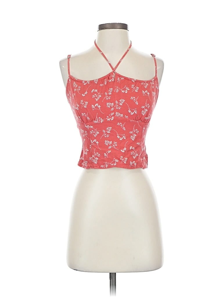 ABERCROMBIE & FITCH Pre-owned Sleeveless Blouse In Red