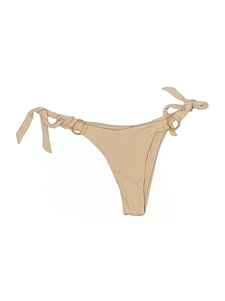 Pre-owned Zaful Swimsuit Bottoms In Brown