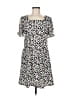 Rumia Print Blue Black Casual Dress Size M - photo 1