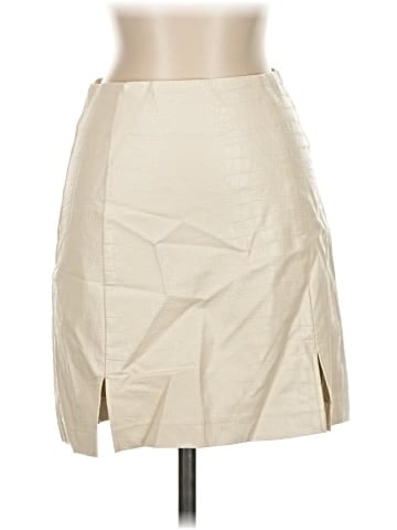 Alya Faux Leather Skirt (view 1)
