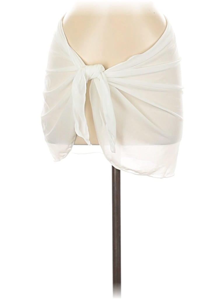 Pre-owned Unbranded Swimsuit Cover Up In White