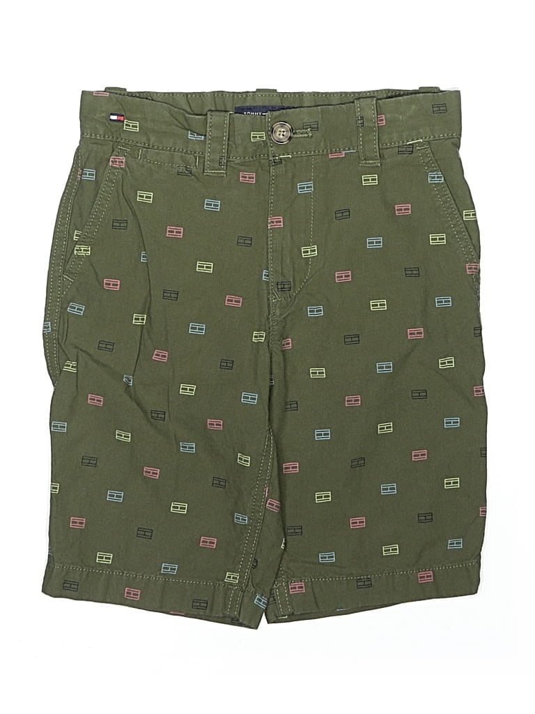 Pre-owned Tommy Hilfiger Kids' Cargo Shorts In Green