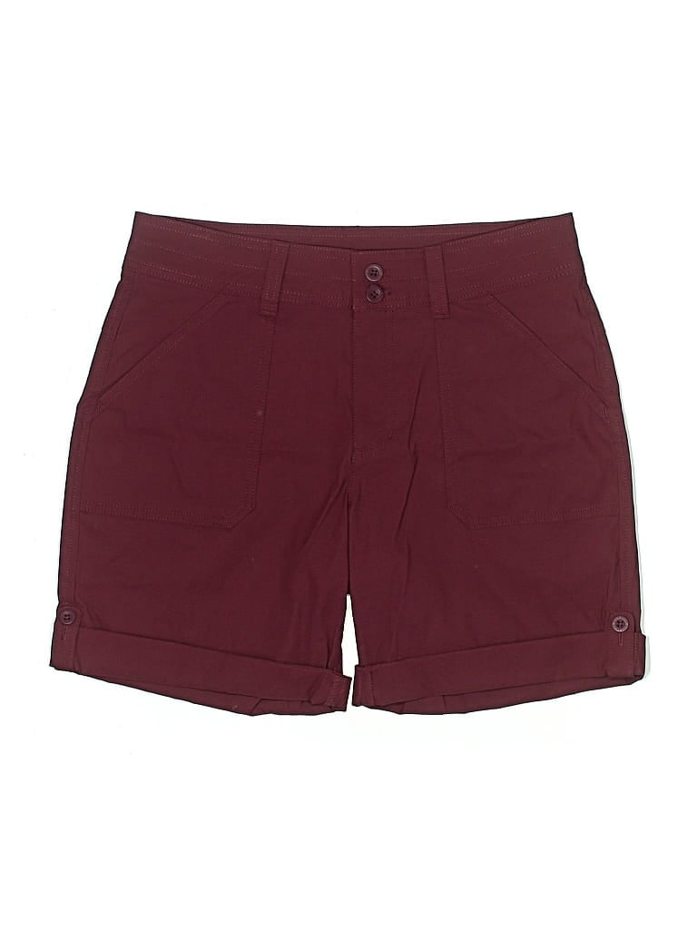 Pre-owned Eddie Bauer Shorts In Burgundy