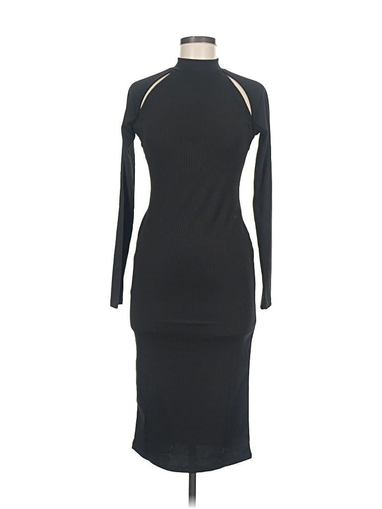 Fashion Nova Long Sleeve Top Black Turtleneck Tops In Black