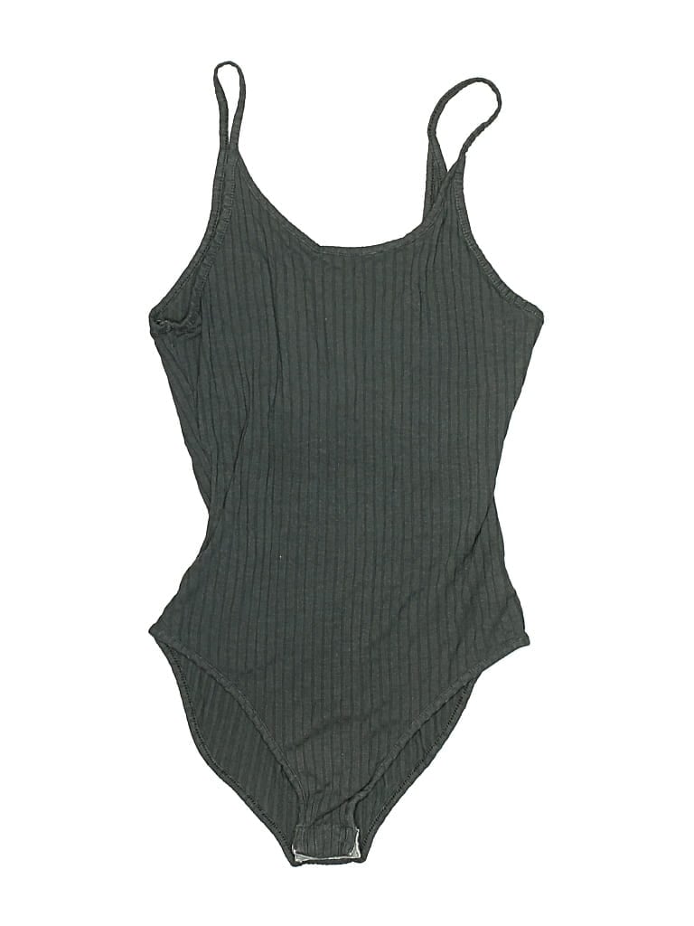 Pre-owned Out From Under Bodysuit In Gray