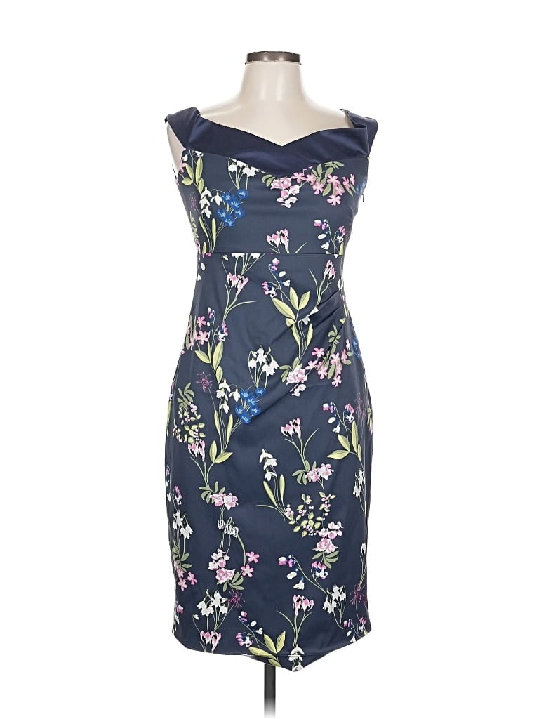Pre-owned Karen Millen Cocktail Dress In Blue
