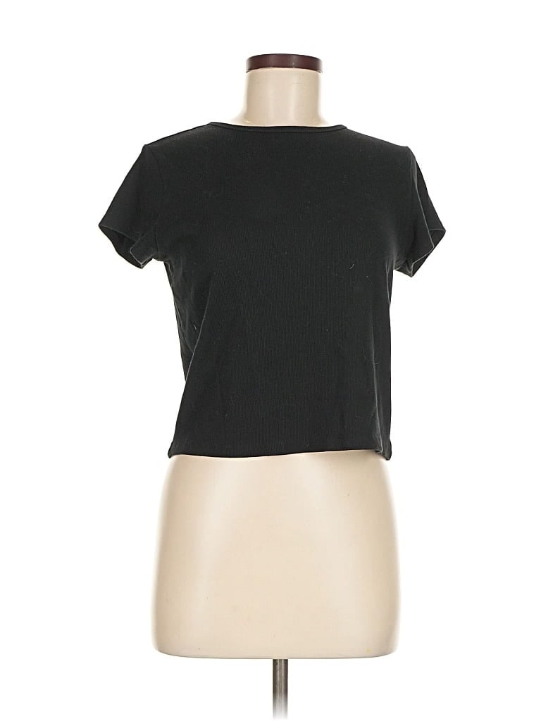 Pre-owned Wild Fable Short Sleeve T-shirt In Black