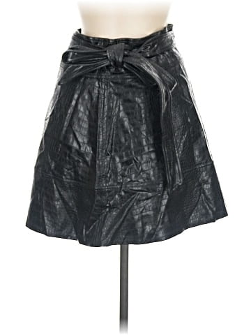 Tanya Taylor Faux Leather Skirt (view 1)