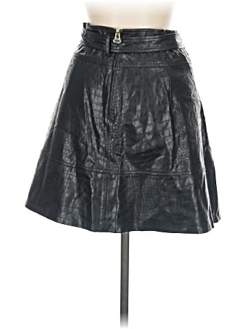 Tanya Taylor Faux Leather Skirt (view 2)