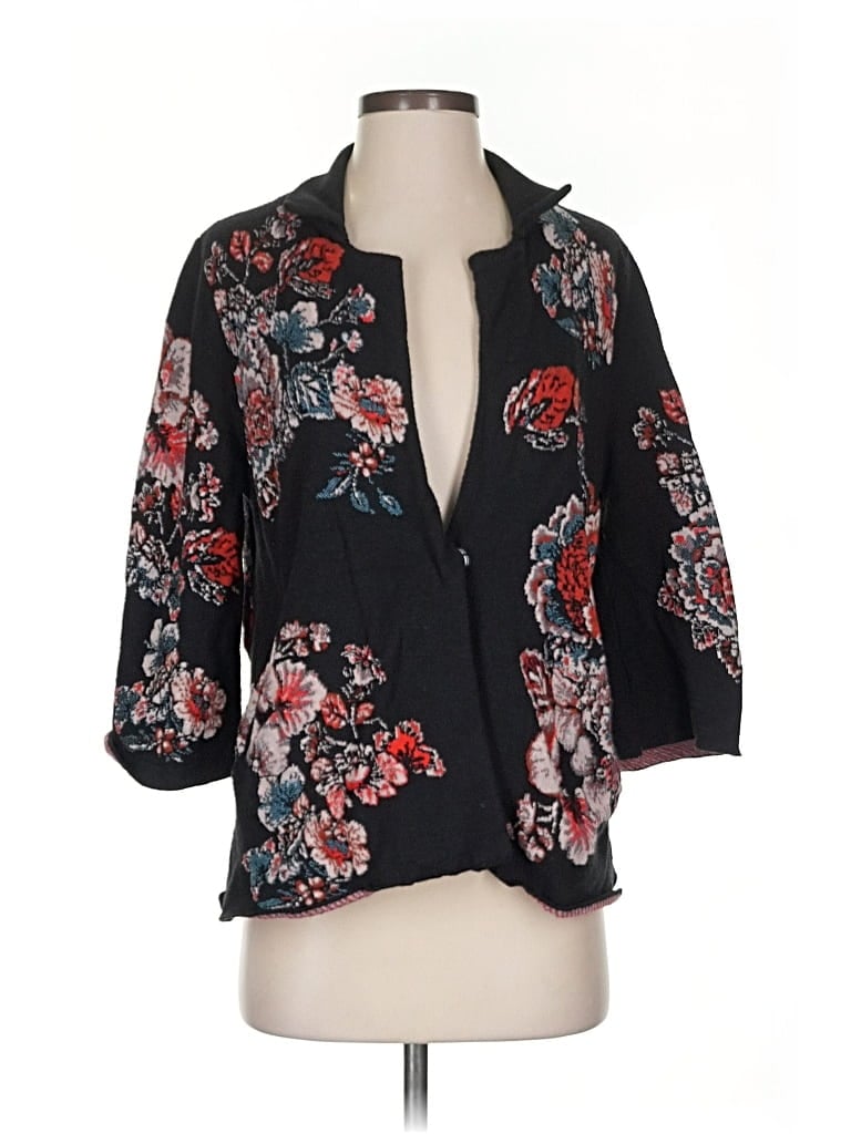 Pre-owned Moulinette Soeurs By Anthropologie Cardigan Sweater In Black