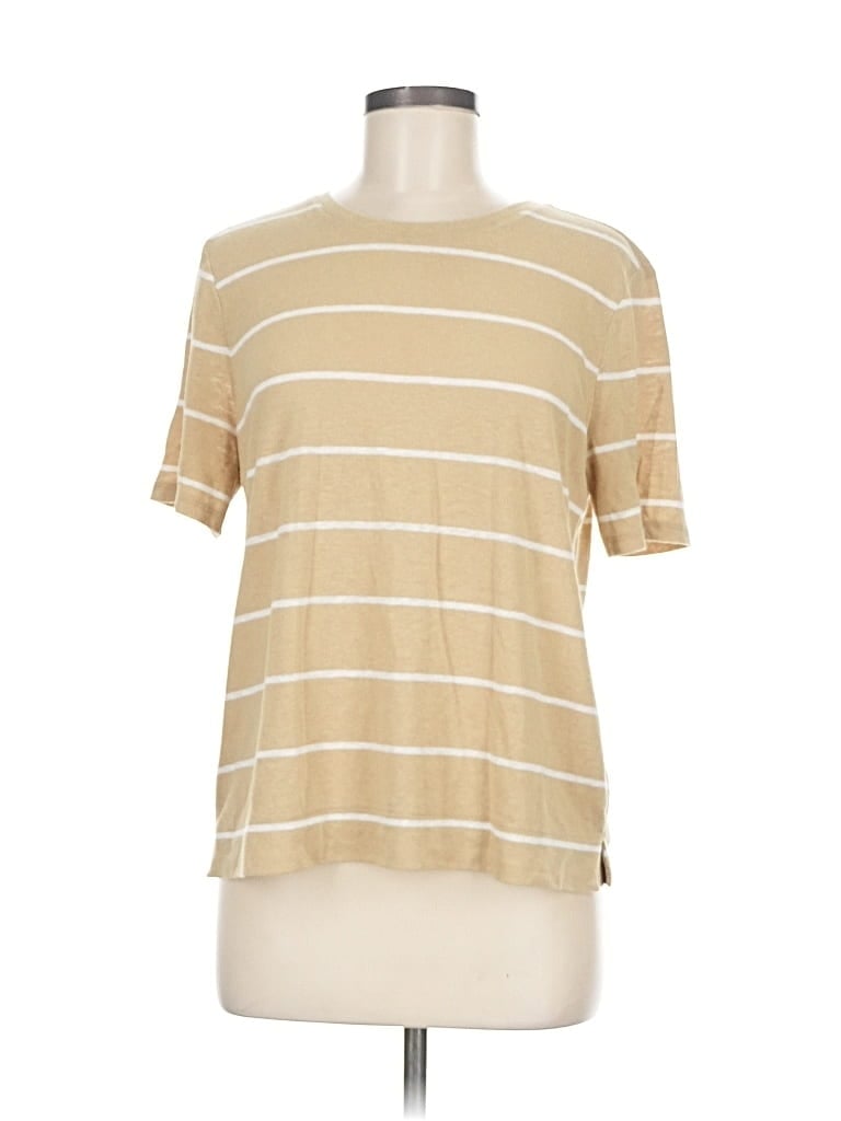 Pre-owned Banana Republic Factory Store Short Sleeve T-shirt In Brown