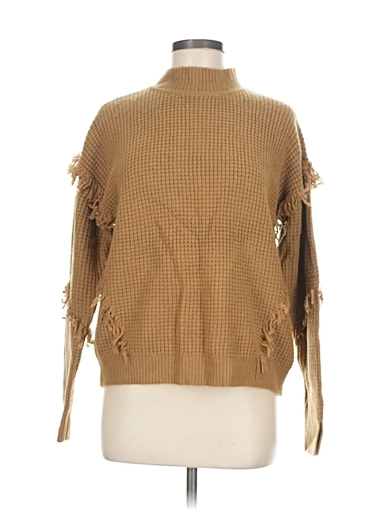 Pre-owned Michael Michael Kors Turtleneck Sweater In Brown