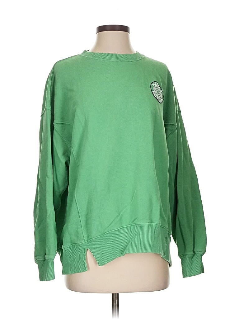 AERIE Pre-owned Sweatshirt In Green