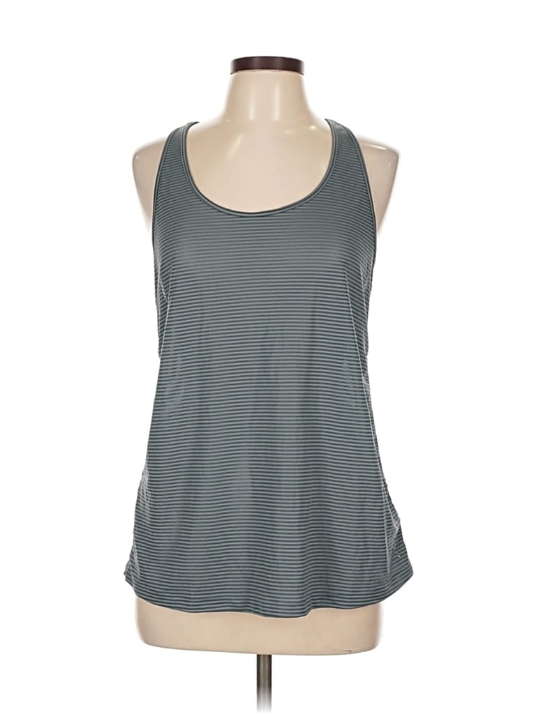 Pre-owned Gap Fit Active Tank Top In Gray