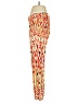 Joie 100% Silk Print Orange Silk Pants Size 2 - photo 5