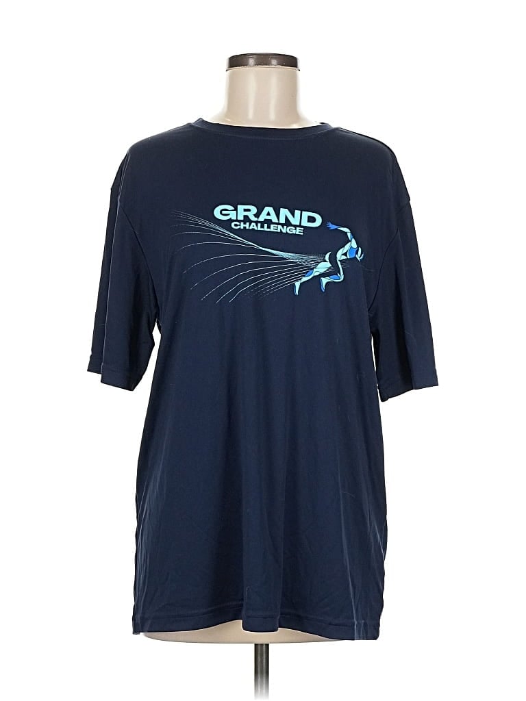 SPORT-TEK Pre-owned Short Sleeve T-shirt In Blue