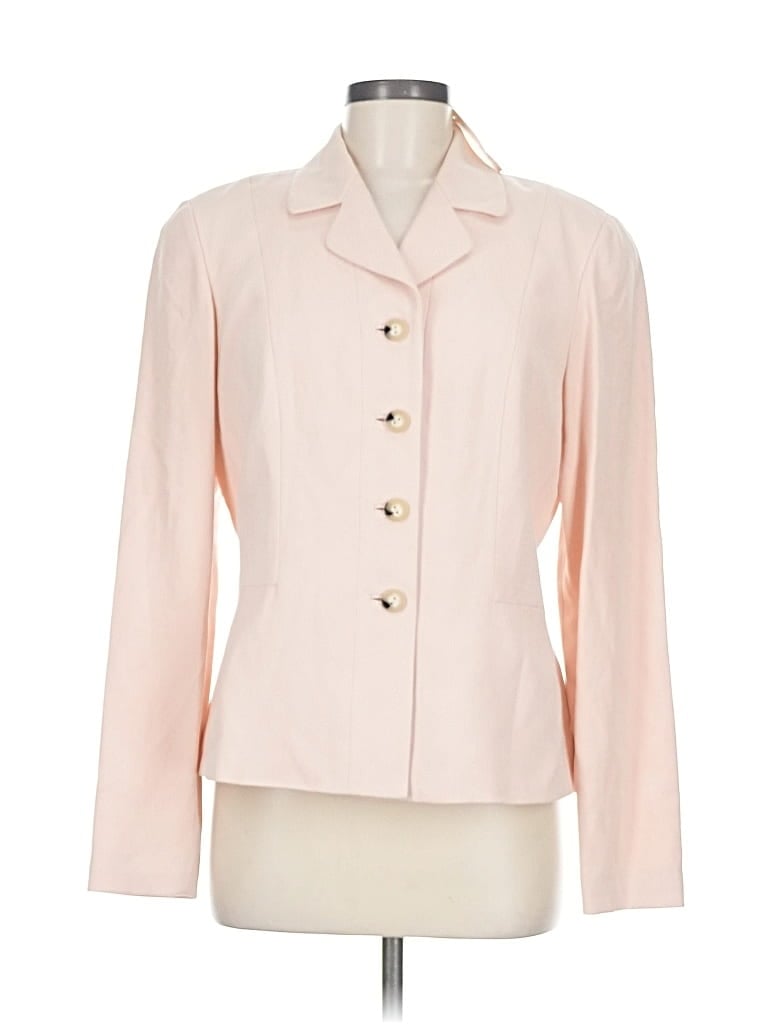 DANA BUCHMAN Pre-owned Silk Blazer Jacket In Pink