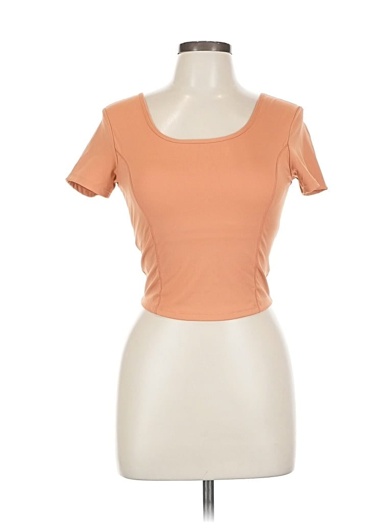 Pre-owned Assorted Brands Short Sleeve T-shirt In Orange