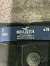 Hollister Solid Black Shorts Size 7 - photo 3